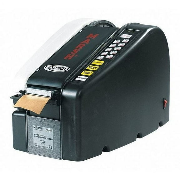 Marsh Electric Paper Gum Tape Dispenser,Black MARSHELEC