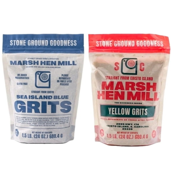 Marsh Hen Mill Sea Island Blue & Yellow Grits Bundle