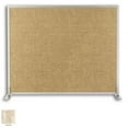 thumbnail image 1 of Marsh Industries Dd-606-0002 72X72 Aluminum Trim Vinyl With Cork Tackable Space Divider - Cotton, 1 of 1