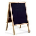 thumbnail image 1 of Marsh Industries Er-272-200N 36X22 Oak Wood Trim Chalkboard With Blank Cb Cafe Sidewalk Sign - Black, 1 of 1