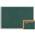 thumbnail image 1 of Marsh Industries PR-410-7560-6500 Steel-Rite 48X120 Oak Wood Trim Porcelain Chalkboard - Green, 1 of 1