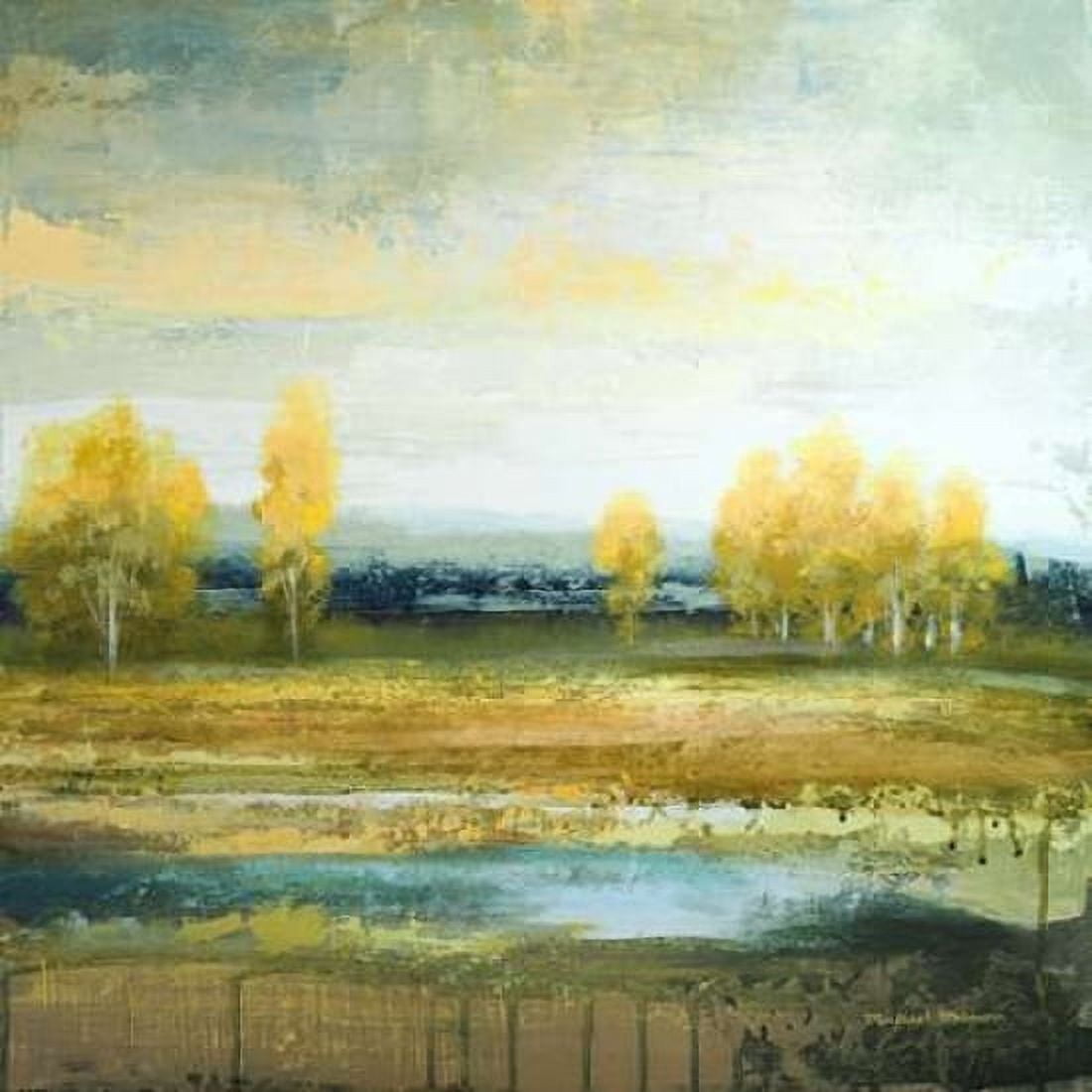 Marsh Lands II Canvas Art - Michael Marcon (24 x 24)