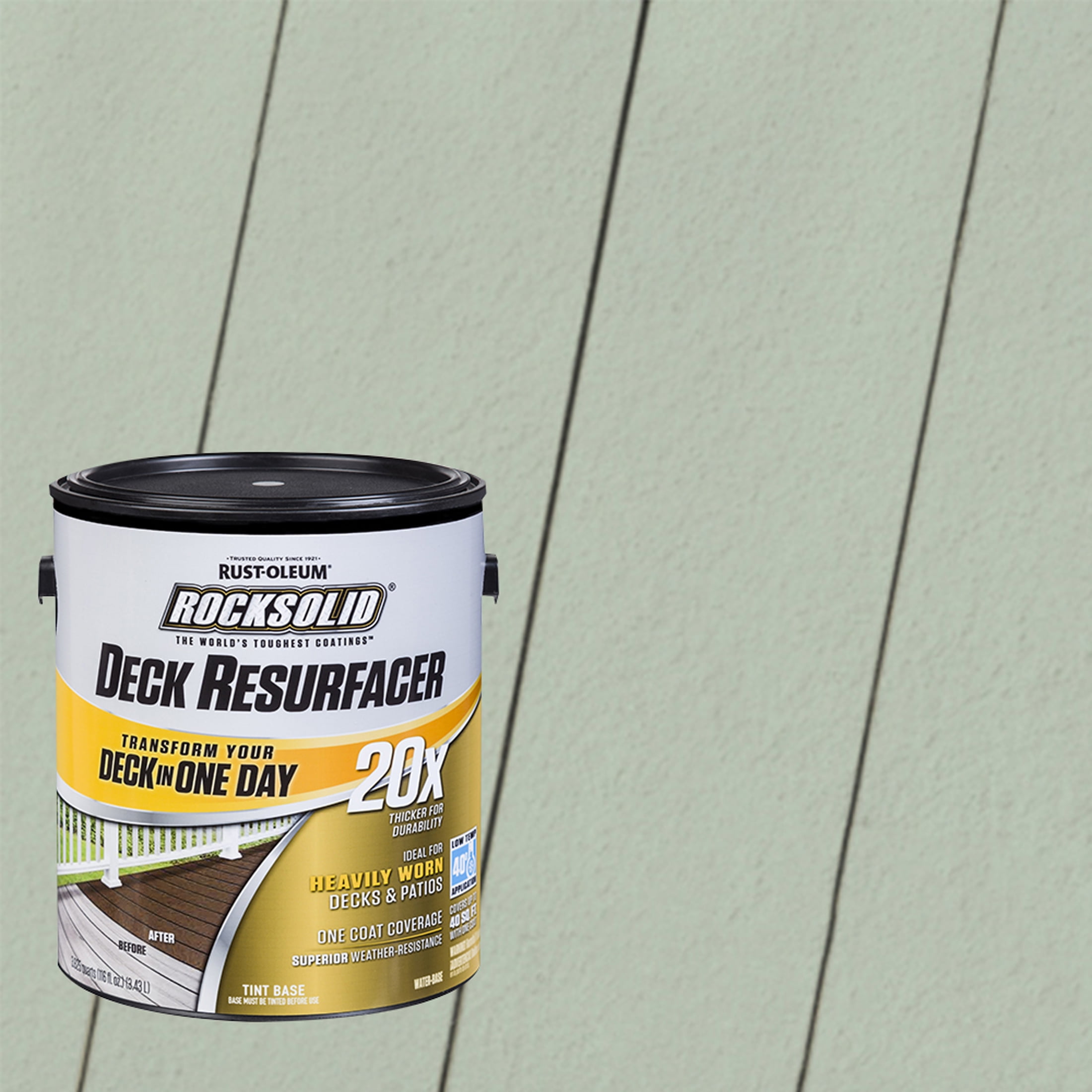 Marsh, Rust-Oleum RockSolid 20X Exterior Wood Deck Resurfacer-319391T, Gallon
