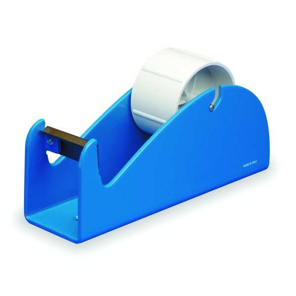 Aviditi Steel Multi-Roll Tape Dispenser - Holds 3" Core Tape, Blue, With Non-Skid Base