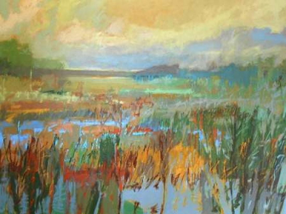 Marsh in May Canvas Art - Jane Schmidt (18 x 24)