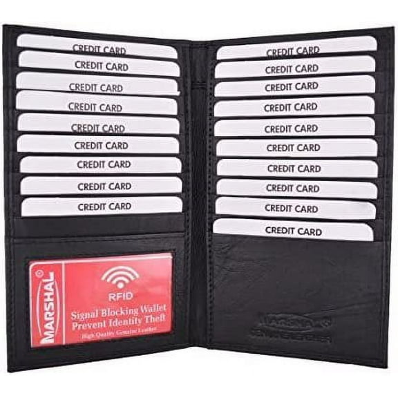 Marshal Bifold Leather RFID Blocking Wallet For Men & Women