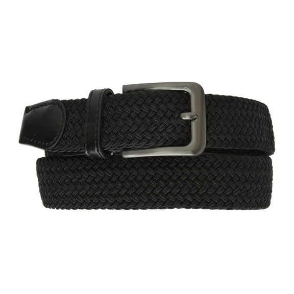 Marshal Braided Elastic Stretch Belts with Gunmetal Buckle  S110