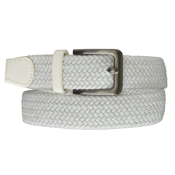 Marshal Braided Elastic Stretch Belts with Gunmetal Buckle  S110