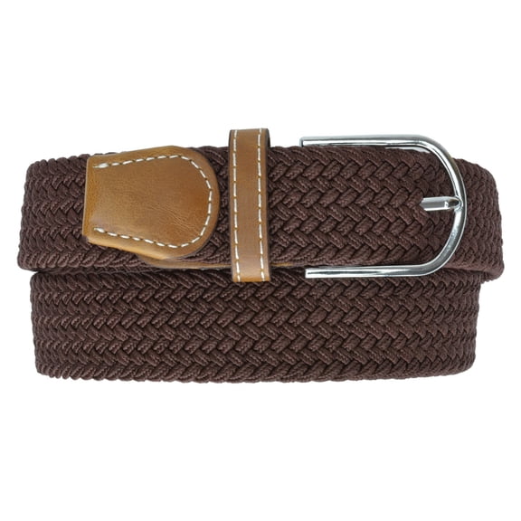 Marshal Braided Elastic Stretch Belts with Metal Buckle S111