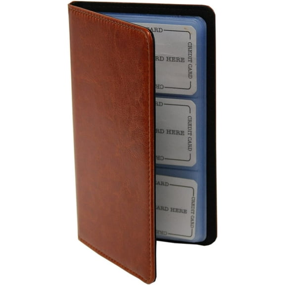 Marshal Business Card Holder and Credit Card Holder Large Brown