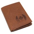 thumbnail image 1 of Marshal Canada Flag RFID Blocking Genuine Leather Bifold Trifold Wallet for Men Trifold, 1 of 7