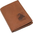 thumbnail image 1 of Marshal Capricorn Zodiac Logo RFID Blocking Real Leather Bifold Trifold Wallet for Men Trifold, 1 of 7