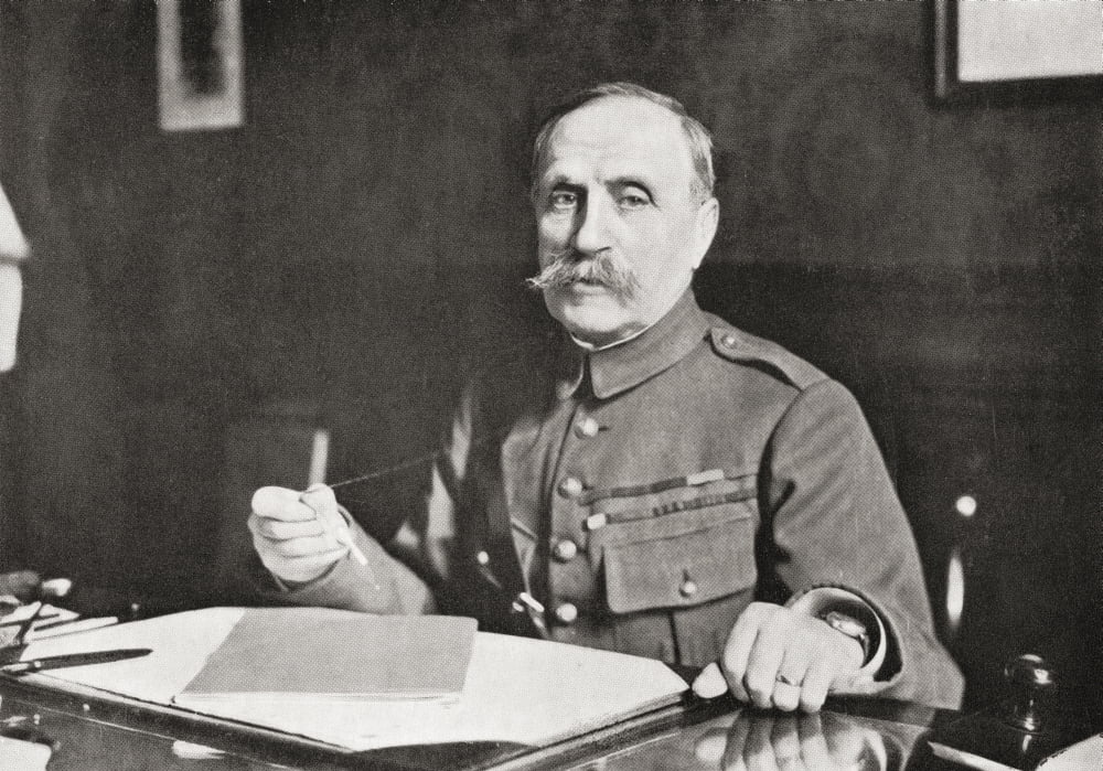Marshal Ferdinand Foch 1851 Canvas Art - Ken Welsh Design Pics (18 x 12)