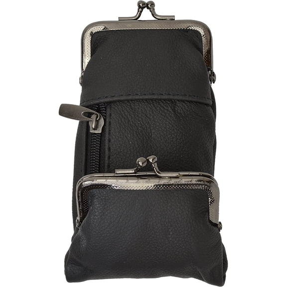 Marshal Fold Over Cigarette Case Black