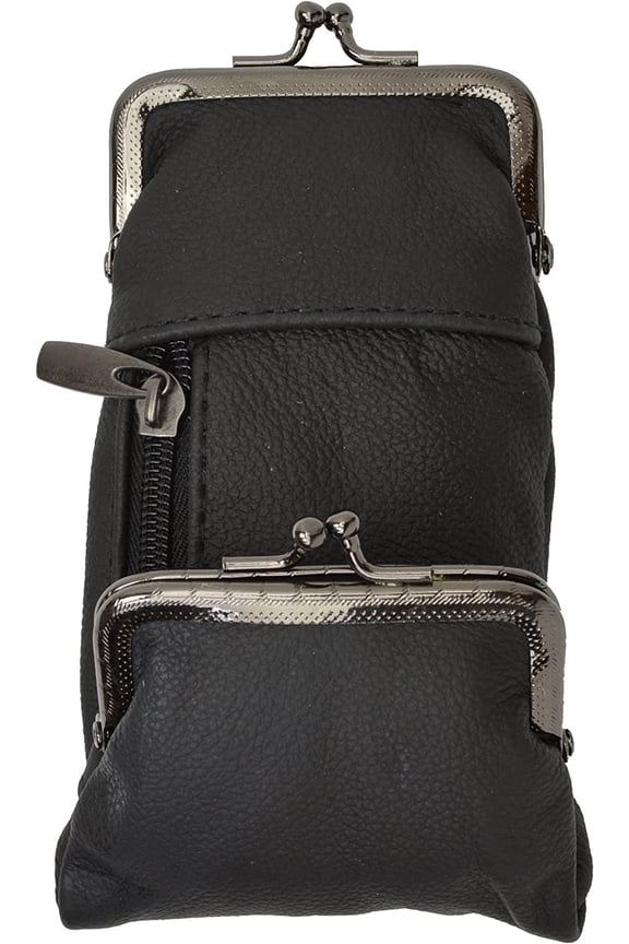 Marshal Fold Over Cigarette Case Black