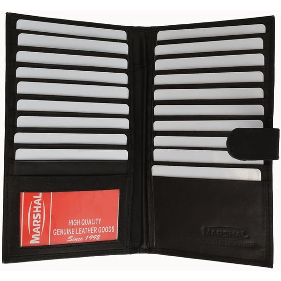 Marshal Genuine Leather Bi-fold Card Holder #1629CF