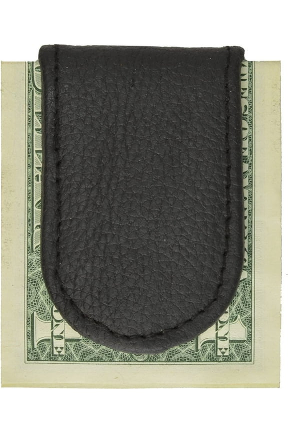 Marshal Genuine Leather Magnetic Money Clip Cash Holder