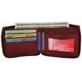 thumbnail image 1 of Marshal Genuine Leather Men Zipper Credit Card Holder Removable ID Bifold Wallet, 1 of 20