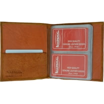 Marshal Leather 48 Count Bifold Credit Card Business Card Holder