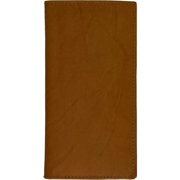 Marshal Leather Basic Checkbook Cover Case #156 Tan