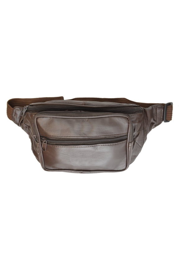 Marshal Leather Fanny Pack- Men Waist Bag -Women Purse Hip Pouch Travel