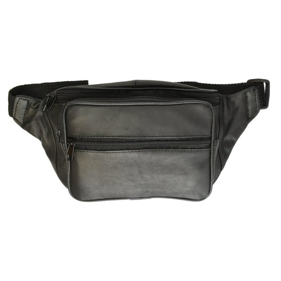 Marshal Leather Fanny Pack- Men Waist Bag -Women Purse Hip Pouch Travel