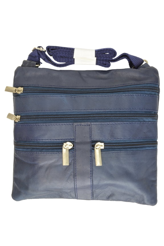 Marshal Leather Women Travel Cross Body Bag Shoulder Bag 5 Pocket Organizer Handbag