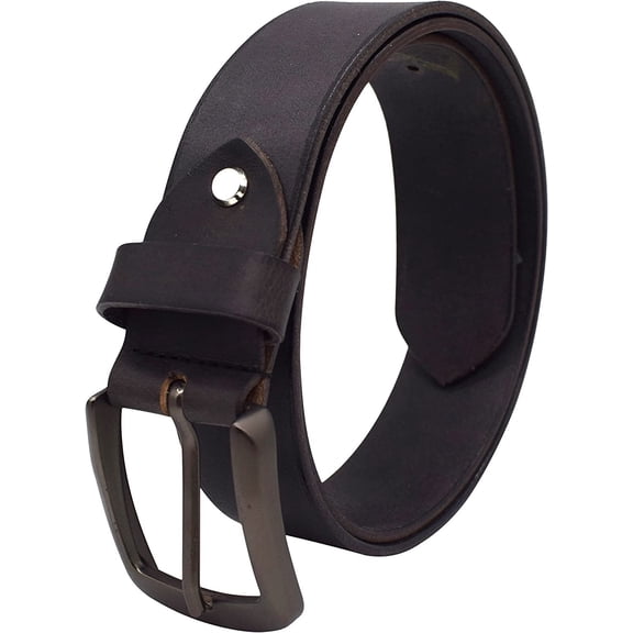 Marshal Men's Genuine Leather Classic Everyday Jean Belt, 1 1/2" Men Handmade Casual Dress Belts