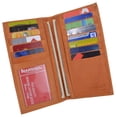 thumbnail image 1 of Marshal Men's Leather Long Wallet Pockets ID Card Clutch Bifold Purse, 1 of 30