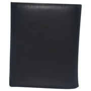 Marshal Mens RFID Blocking Full Grain Leather 2 ID Windows Trifold Wallet
