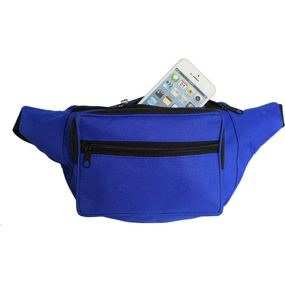 Marshal New Nylon Waist Fanny Pack Belt Bag Pouch Travel Hiking Camping Hip Purse Men Women Royal Blue