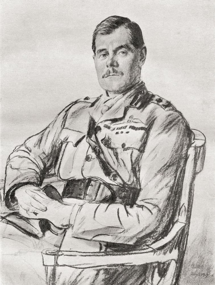 Marshal Of The Royal Air Force Hugh Montague Trenchard 1St Viscount Trenchard 1873 Canvas Art - Ken Welsh Design Pics (26 x 34)