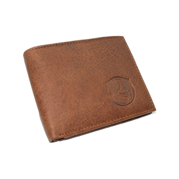 Marshal Puppy Men's Genuine Leather RFID Blocking Credit Card ID Bifold Trifold Wallet Bifold