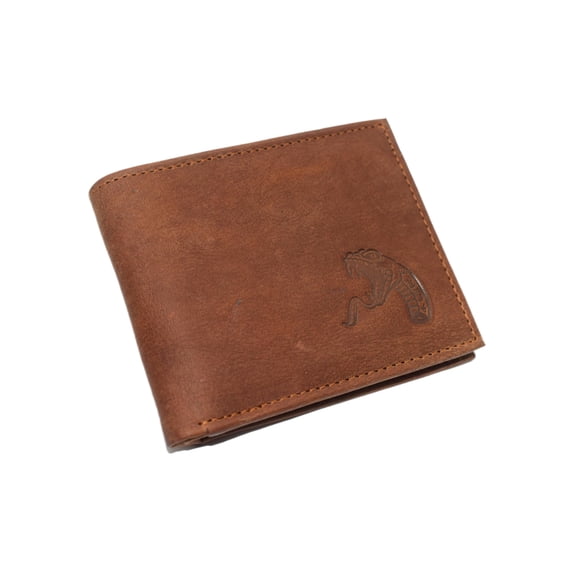 Marshal RFID Blocking Snake Genuine Leather Bifold Trifold Cobra Wallet for Men Bifold