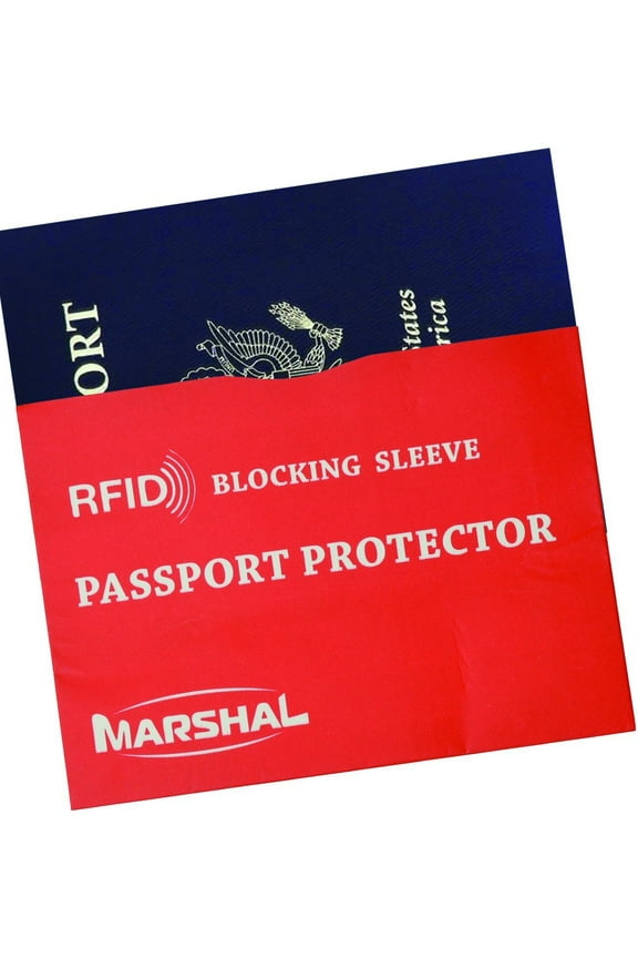 Marshal RFID Passport Sleeve VS TB13001P Red