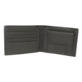 thumbnail image 1 of Marshal Soft Leather Kids Slim Thin Coin Pouch Bifold Wallet Olive, 1 of 7