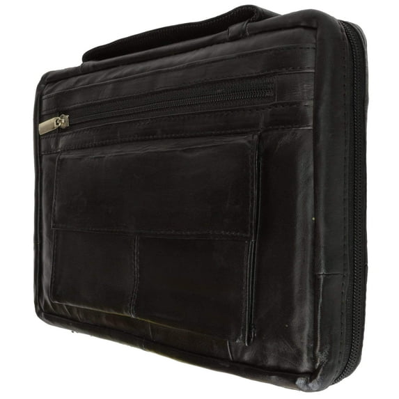 Marshal Wallet 316BK_a Leather Book Cover, Black