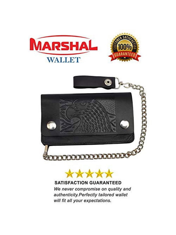 Imported Unisex Trifold Wallet, Plain Black