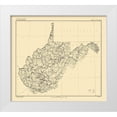 thumbnail image 1 of Marshall 16x15 White Modern Wood Framed Museum Art Print Titled - West Virginia - Marshall 1916, 1 of 4