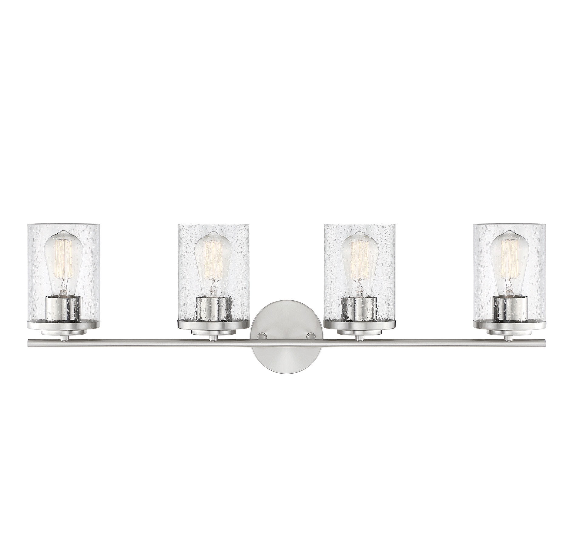 Marshall Polished Chrome 4-Light Bathroom Vanity Fixture