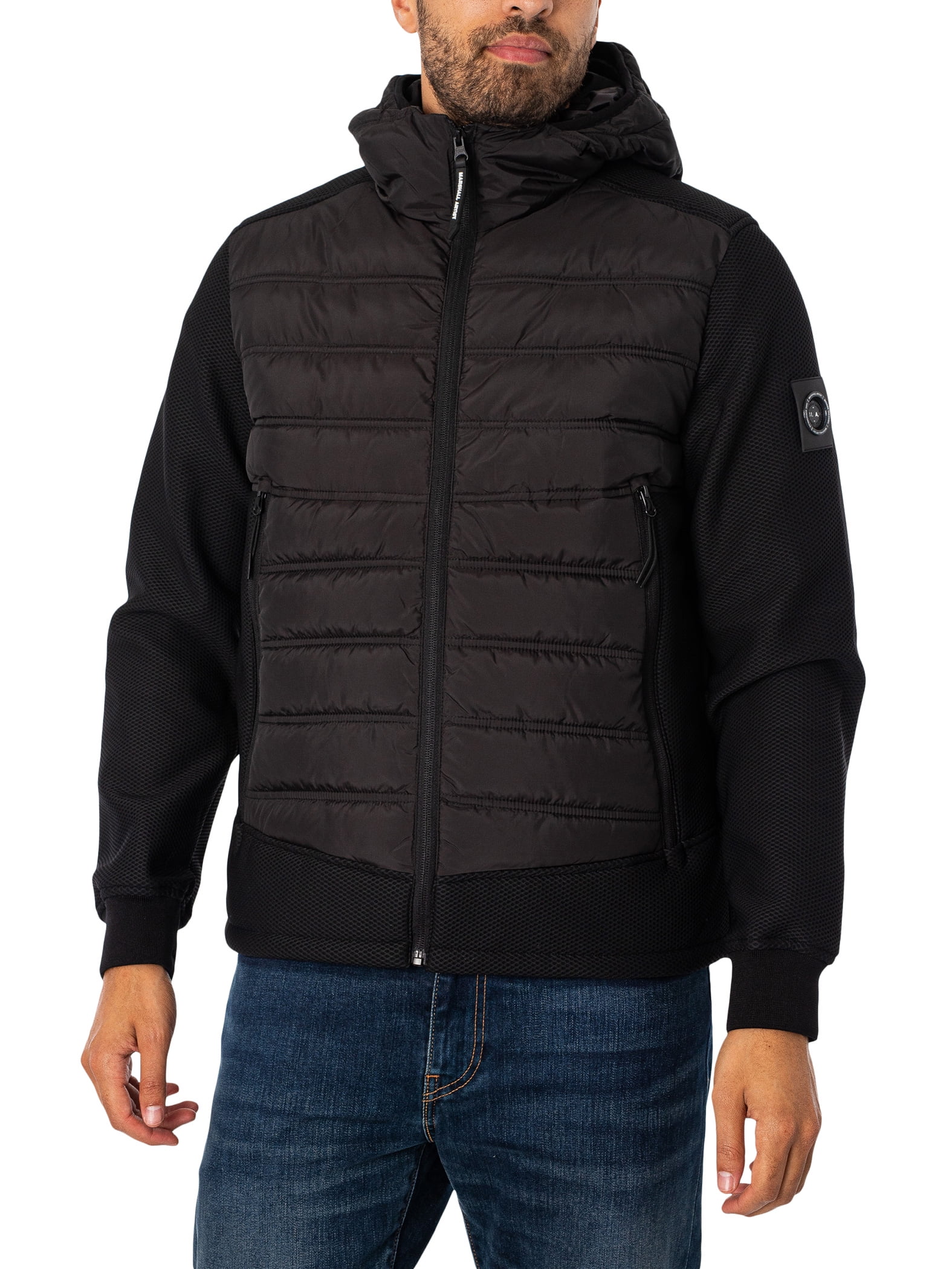 Marshall Artist Hybrid Softshell Jacket, Black