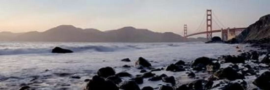 Marshall Beach Pano - 1 Canvas Art - Alan Blaustein (12 x 36)