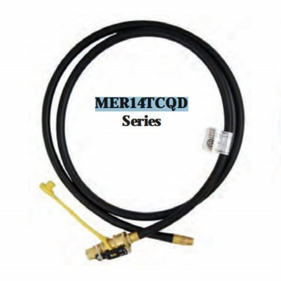 Marshall Excelsior Mer14Tcqd-144P 12' Quick Connect Lp Hose