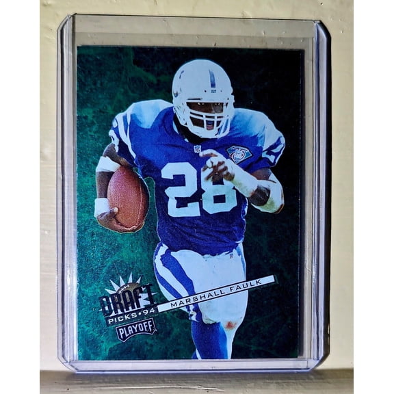 Marshall Faulk 1994 Playoff Football Draft Picks #104 NFL Card Colts