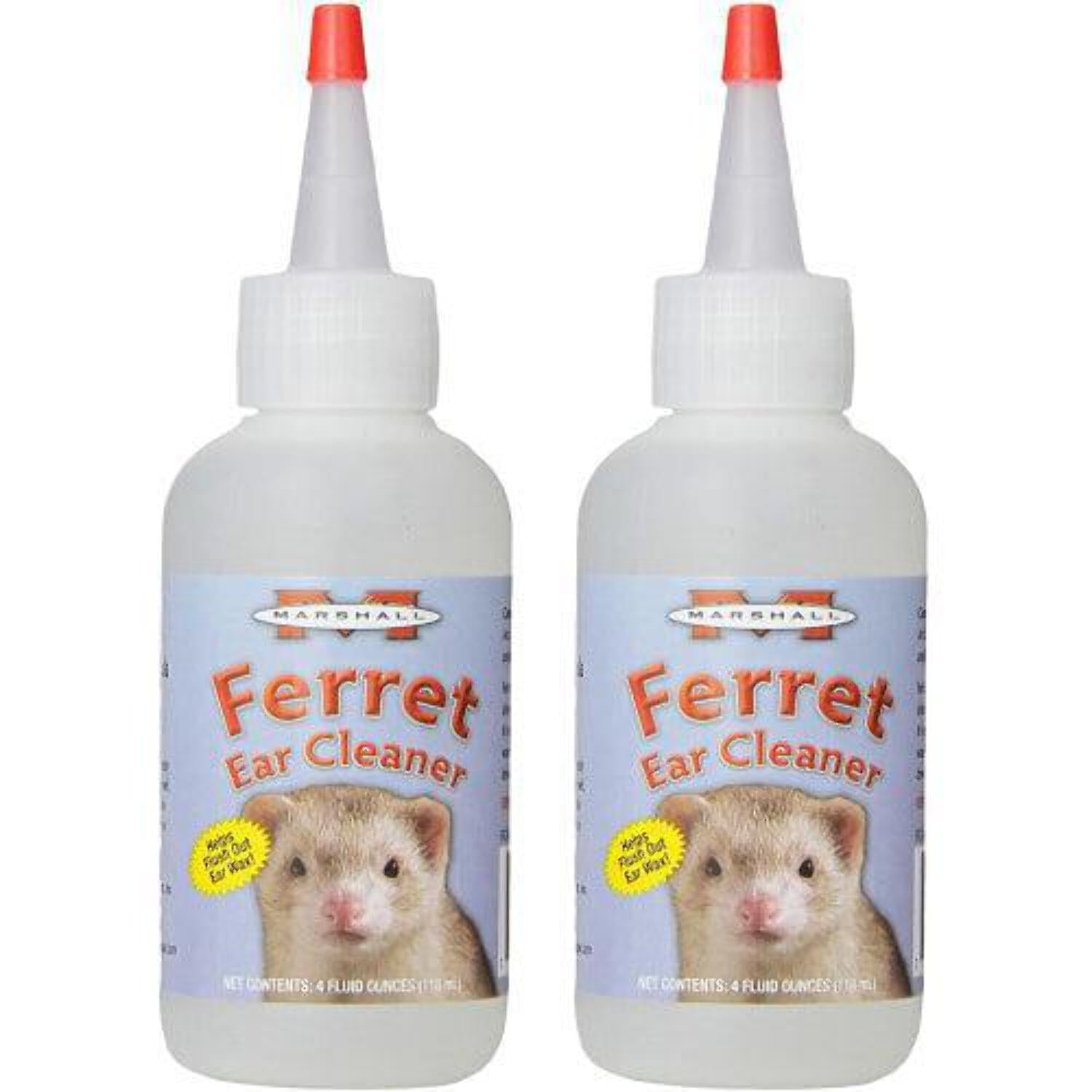 Marshall Ferret Ear Wash Cleaner Odor Control 4 oz. 2-Pack