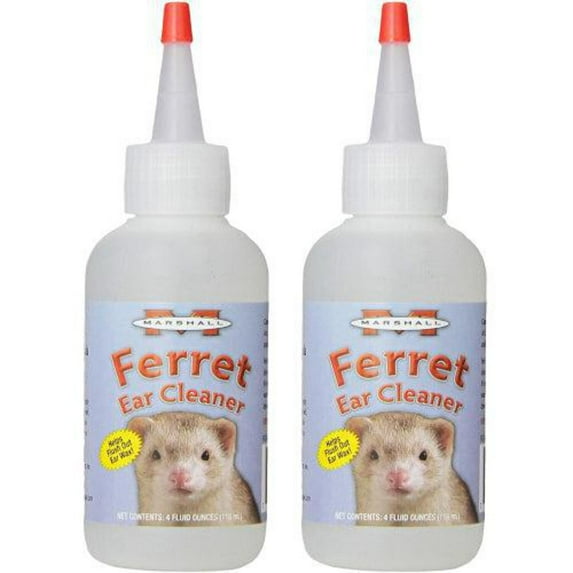 Marshall Ferret Ear Wash Cleaner Odor Control 4 oz. 2-Pack