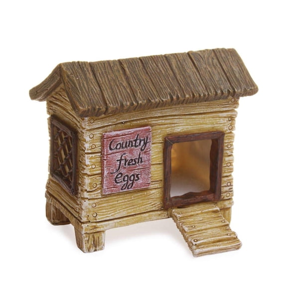 Marshall Home & Garden Fairy Garden Woodland Knoll Collection, Chicken Coop, MG202