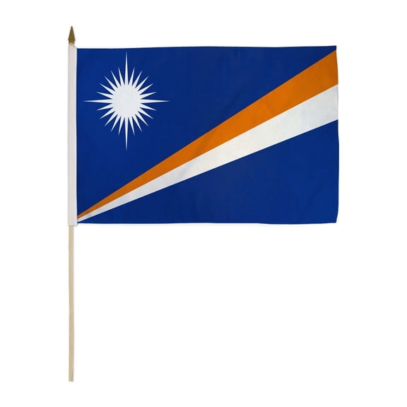 Marshall Islands 12x18in Stick Flag