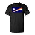 thumbnail image 1 of Marshall Islands Country Flag Adult DT T-Shirt Tee, 1 of 2