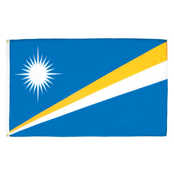 AZ Flag Marshall Islands Flag 2x3 ft 100D Polyester 2 Grommets 90x60 cm